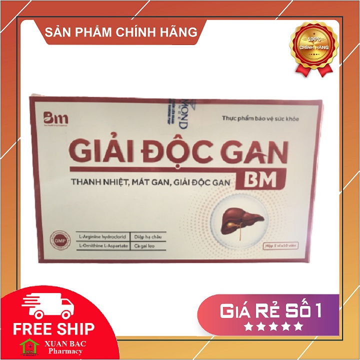 ✅ Viên uống giải độc gan Bạch Mai thanh nhiệt, mát gan, giải độc, thải độc, tăng cường chức năng gan