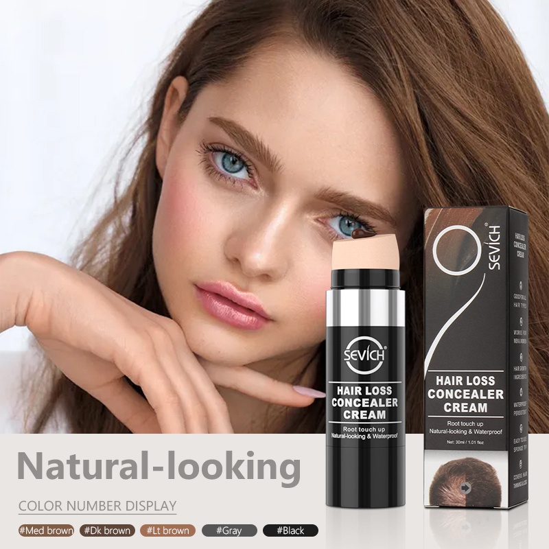 Phấn Che Khuyết Điểm Chân Tóc Chống Thấm Nước Với 5 Màu Lựa Chọn Dành Cho Cả Nam Và Nữ