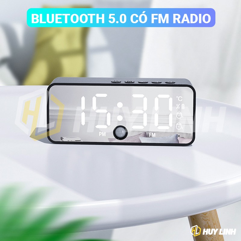[Mã ELFLASH5 giảm 20K đơn 50K] Loa bluetooth Kimiso K11 kiêm đồng hồ led báo thức và đo nhiệt độ