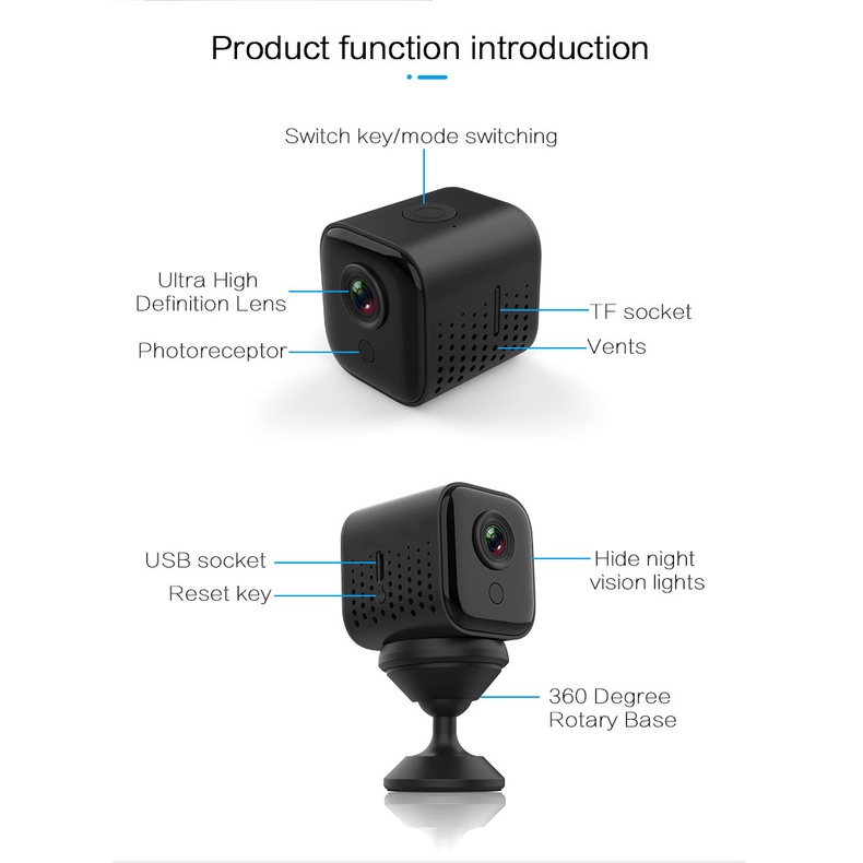 Camera IP Intellhawk A11 FullHD 1080P siêu nét, tích hợp cảm biến ngày đêm để bật, đèn hồng ngoại tự động