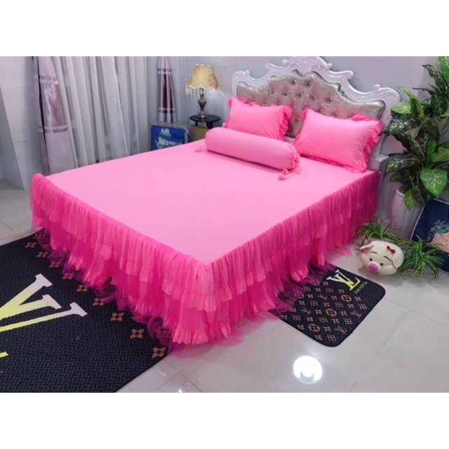 Sale bộ ga gối thun lạnh hàn quốc m8 20cm hoặc 2mx2m