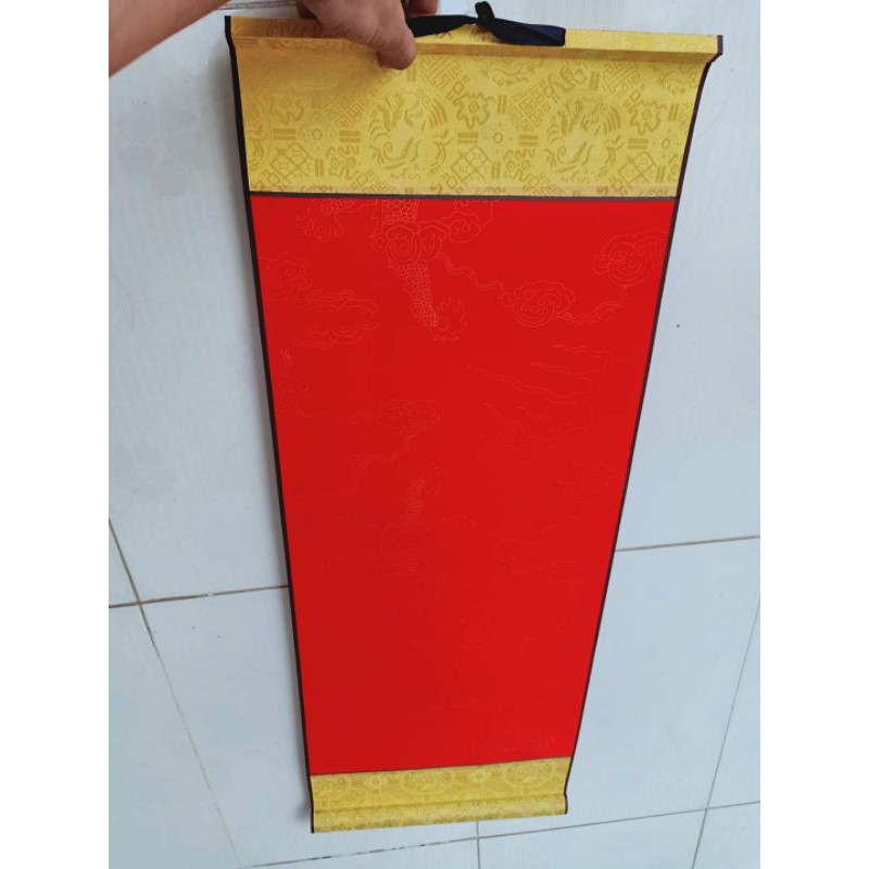 Giấy biểu lụa viết thư pháp kt 30*80