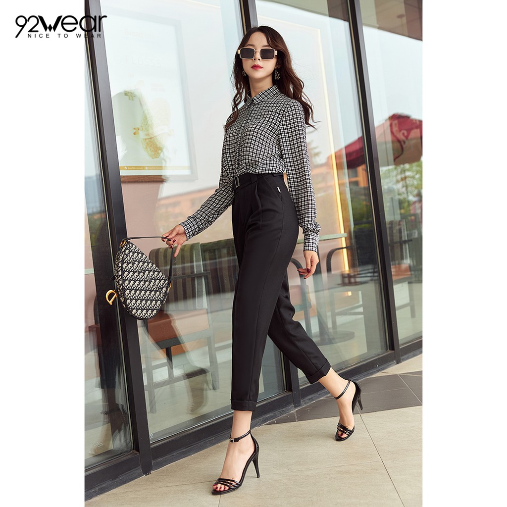 Quần baggy nữ đai rời QAW0673 92WEAR | BigBuy360 - bigbuy360.vn