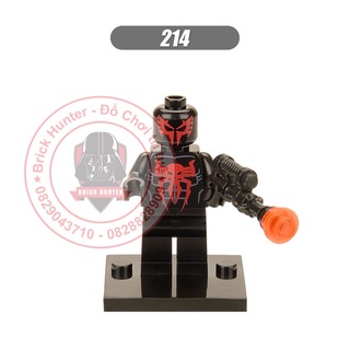 Xếp hình Minifigures X 214 Marvel super heroes mô hình nhân vật siêu anh hùng spiderman