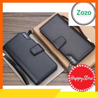 Ví da nam dáng dài cầm tay baellerry cao cấp full box