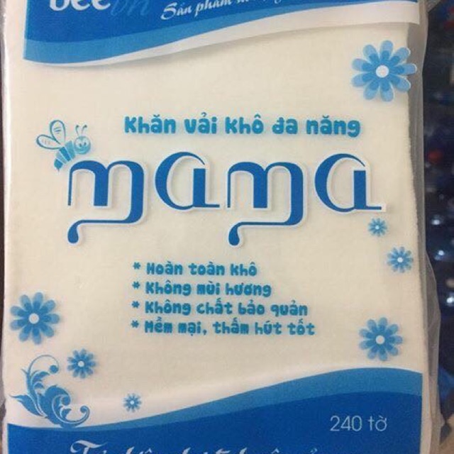 Khăn vải khô đa năng 240 tờ