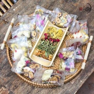 Trà dưỡng nhan 10 loại trà hoa mix nhiều vị gói 10g (DA ĐẸP , DÁNG XINH, AN THẦN) - Mộc Trà 98