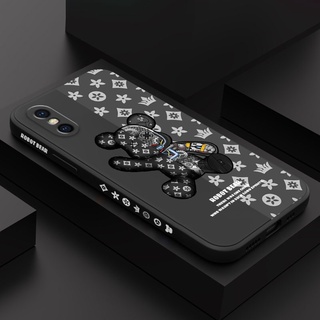 Ốp Điện Thoại Mềm Họa Tiết Gấu Cơ Khí Sáng Tạo Cho IPhone X XS XR XS Max