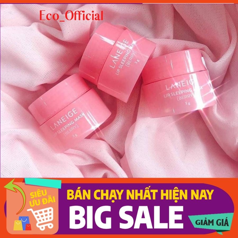 { Hot Sale !!! }Mặt nạ ngủ môi Laneige Lip Sleeping Mask Berry 3g