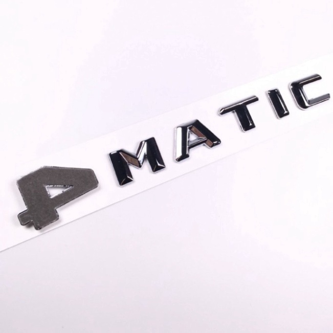 Sản Phẩm Decal 3D nhựa chữ nổi 4 MATIC dán xe đuôi ô tô (HÀNG LOẠI 1)