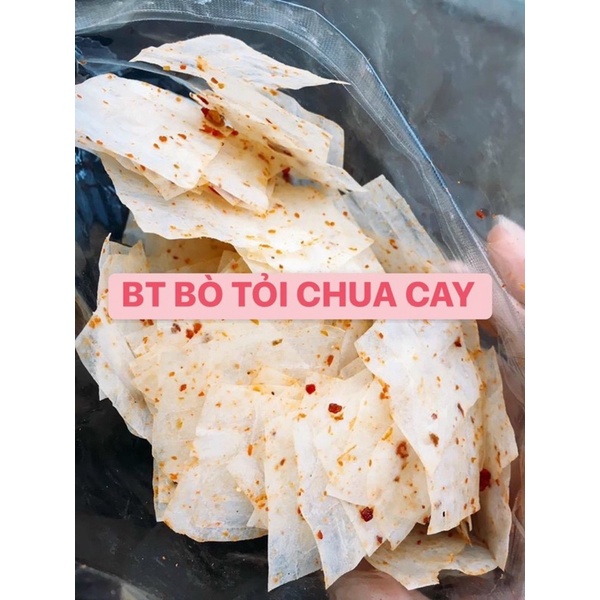 BÁNH TRÁNG BÒ TỎI CHUA CAY ĐỘC QUYỀN NHÀ LÀM