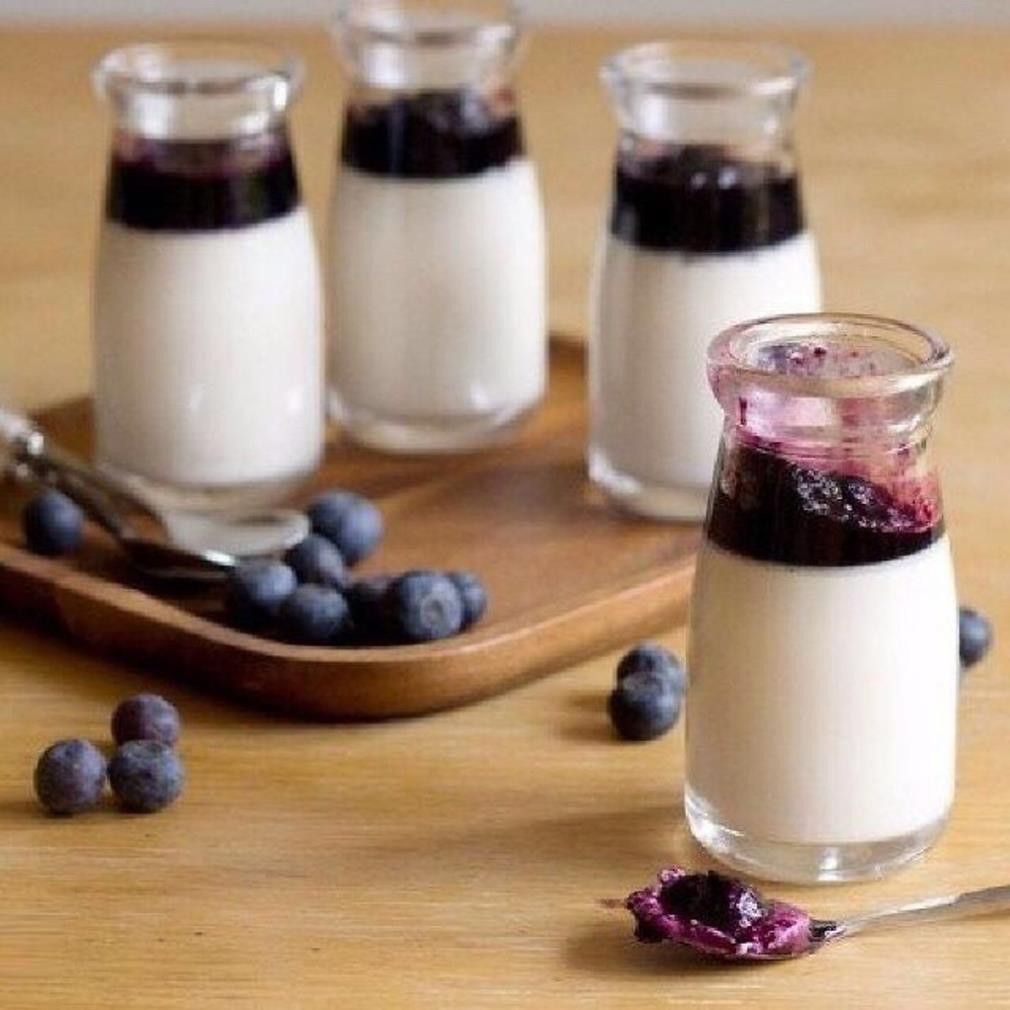Combo 10 Hũ thủy tinh 100ml cao nắp nhựa, Hũ Pudding  làm sữa chua, đựng gia vị, mật ong, yến sào