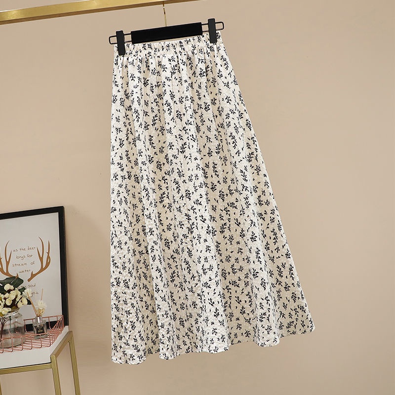 Chân Váy Chữ a Họa Tiết Hoa Thời Trang Cho Nữ