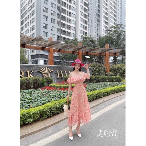 ĐẦM MAXI HOA TRỄ VAI NHÚN BÈO🔥 FREESHIP🔥 ĐẦM NỮ DÀI TIỂU THƯ DU LỊCH ĐI BIỂN | BigBuy360 - bigbuy360.vn