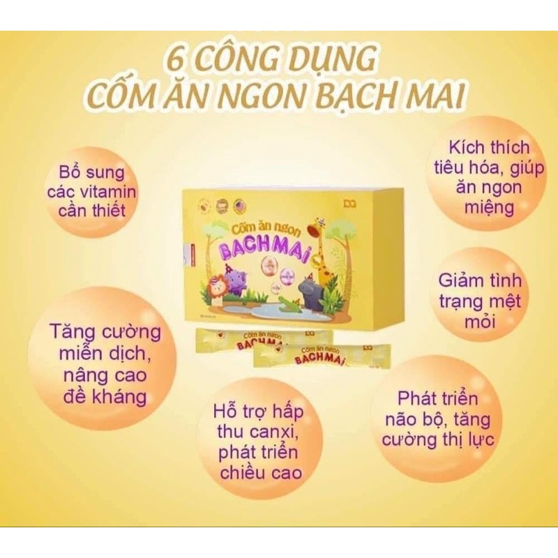 Cốm ăn ngon Bạch Mai NEW Giúp Bé Ăn Ngon, Trẻ Hết Biếng Ăn, Tăng Cân, Tăng hấp thu