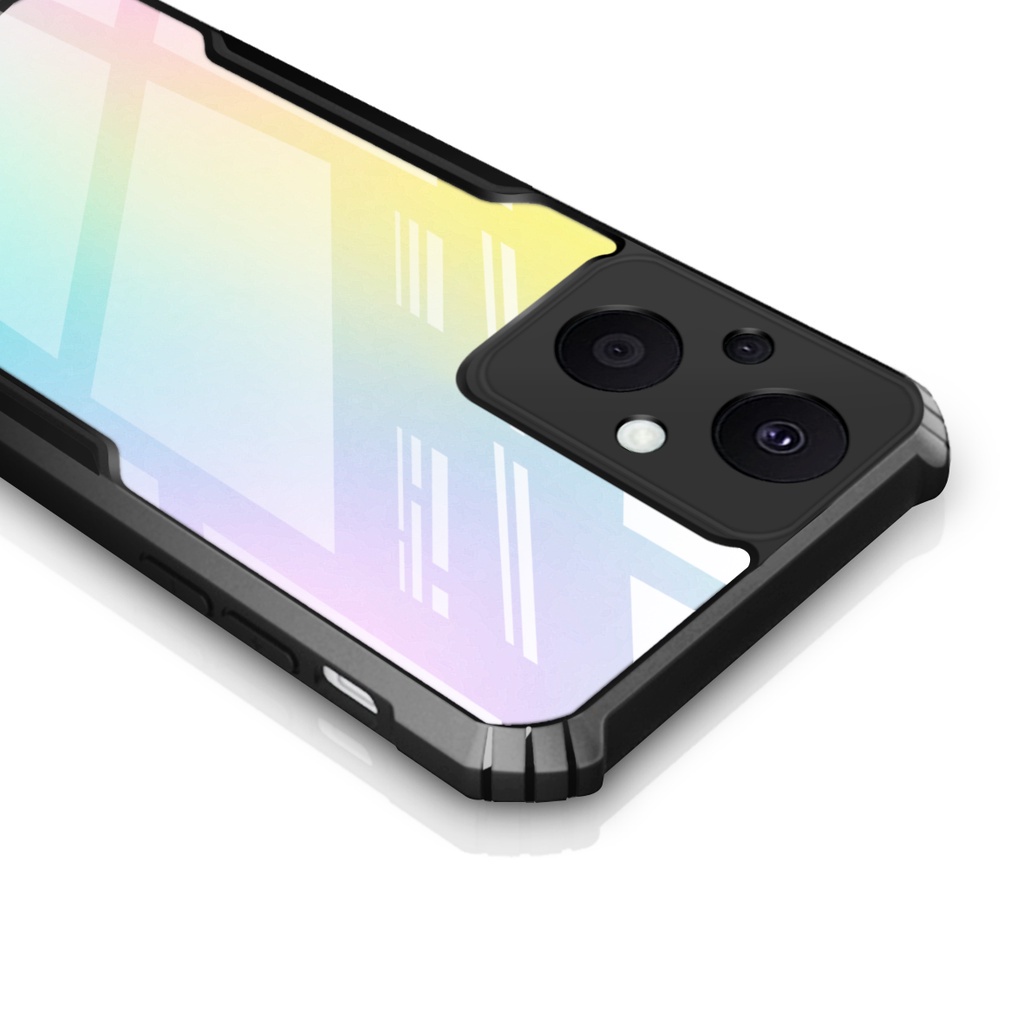 Ốp Điện Thoại PC + TPU Trong Suốt Cho OPPO Reno 8Z reno8Z 5G