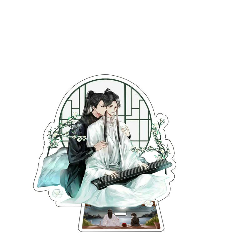 SẴN-STANDEE Husky và Sư tôn mèo trắng của hắn MÔ HÌNH NHÂN VẬT