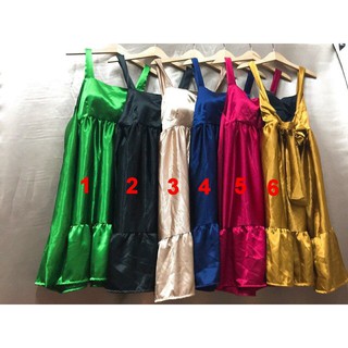 Đầm nữ suông, đầm nữ đuôi cá, đầm nữ đi chơi, đầm nữ 2 dây, vải phi lụa kiểu buộc nơ sau,kèm mút ngực, xinh xắn