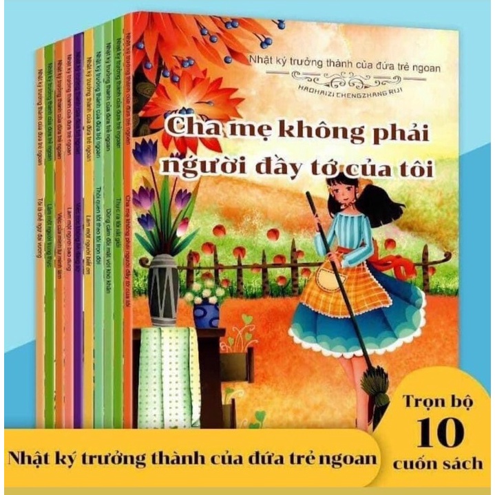 Bộ tr.u.y.ện dành cho bé ⚡ CỰC Ý NGHĨA ⚡ Bộ 10 cuốn tr.u.yện quý giúp trau dồi nhân cách, khích lệ sự phát triển của trẻ