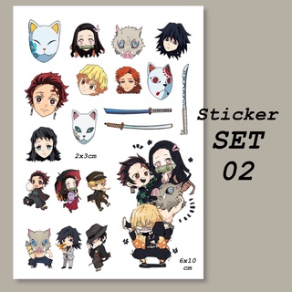 [N-diy] Sticker Demon slayer (Tanjiro, Nezuko)