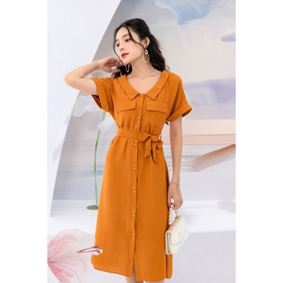 Váy SM túi ngực cam HM