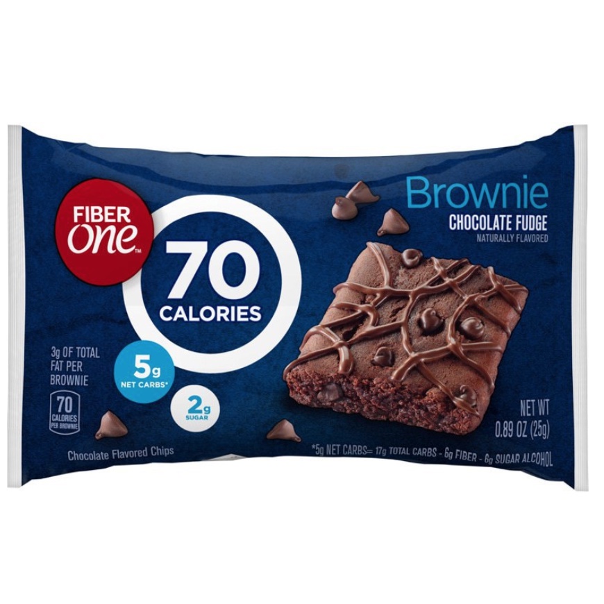 Bánh Brownie Fiber One hộp lớn 18 cái - hàng nhập Mỹ - Diet/ Low Calories/ Fiber - TIẾT KIỆM 50K SO VỚI GÓI LẺ