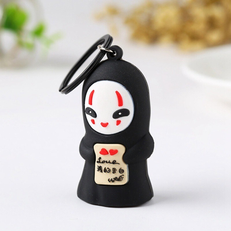 Móc khóa silicone hình vô diện