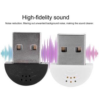 [Dressit]Micro Thu Âm Mini Kết Nối Cổng USB Tiện Lợi