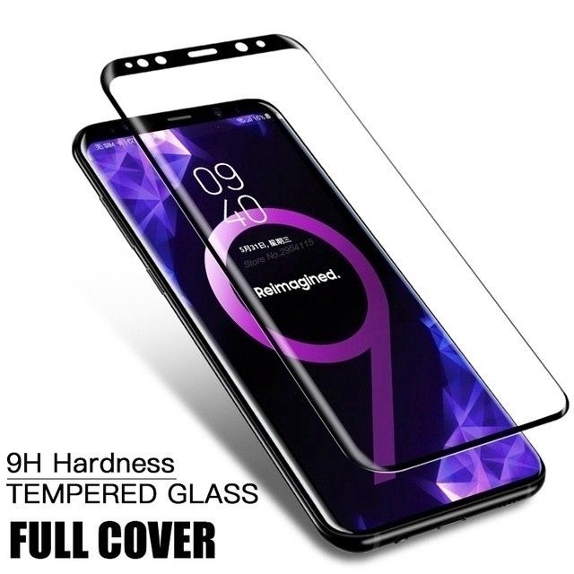 9D Screen Protector For Samsung Galaxy S9 Plus Tempered Glass