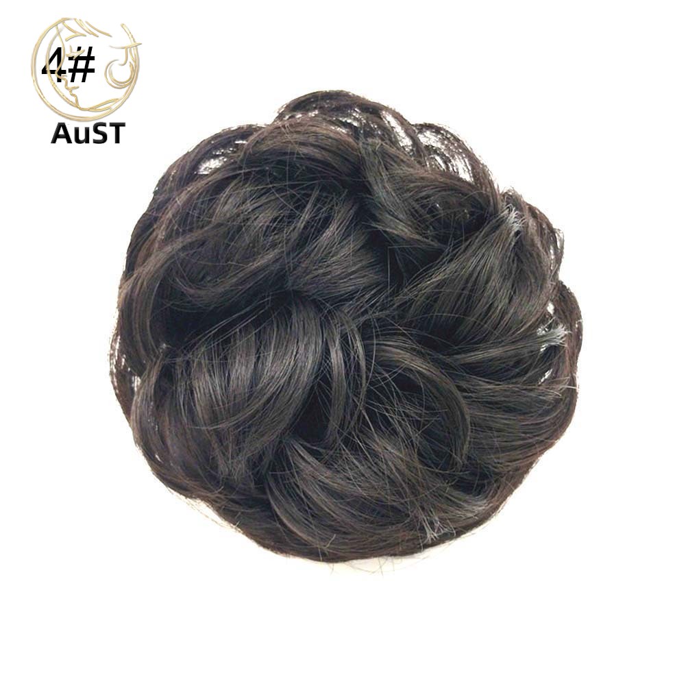 Búi Tóc Giả Uốn Xoăn Gợn Sóng Cho Nữ