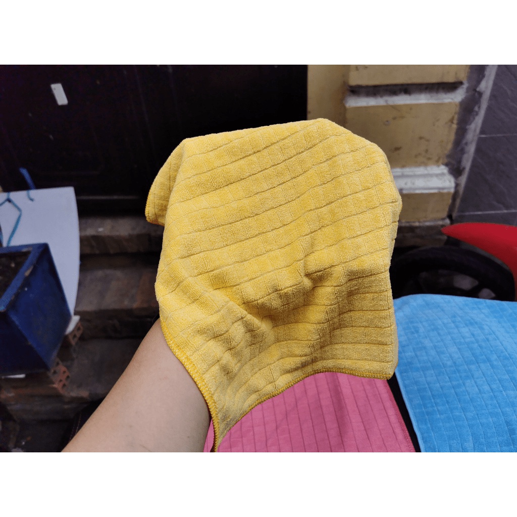 Khăn Lau Xe Microfiber NDF Lau Kính ,Mềm Mịn Không Xước  - Uy Tín _Chất Lượng _Giá Hủy Diệt