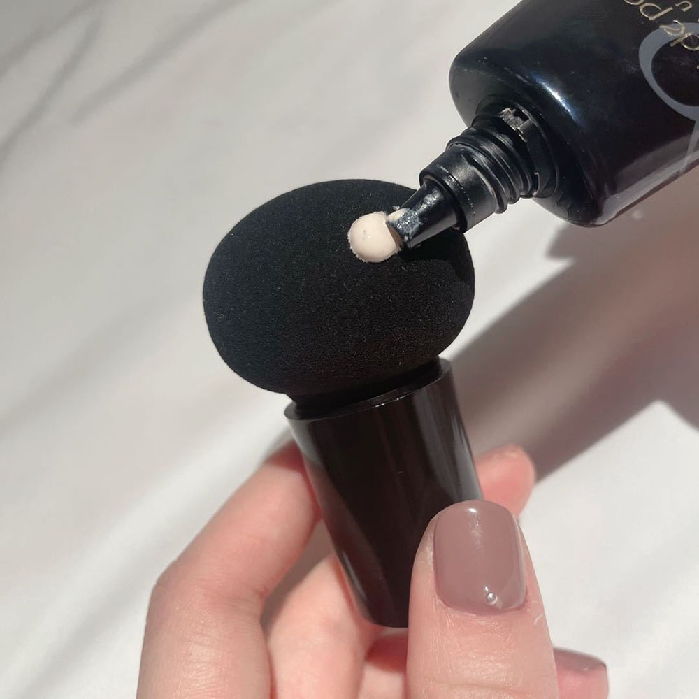 Mút Tán Trang Điểm Ướt / Khô Hình Nấm Có Tay Cầm Bằng Xốp Không latex