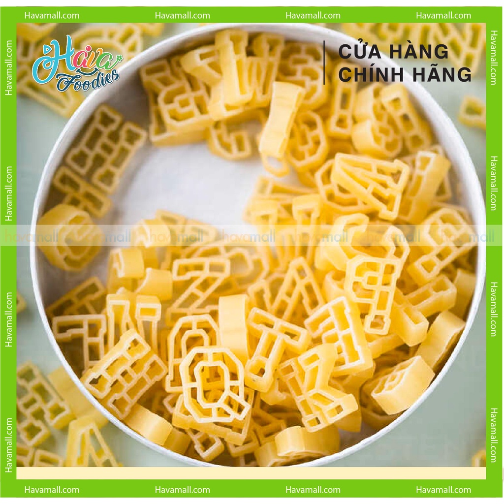 [HÀNG CHÍNH HÃNG] Nui Hữu Cơ Hình Chữ Probios 400gr - Organic Alphabet Shaped Pasta