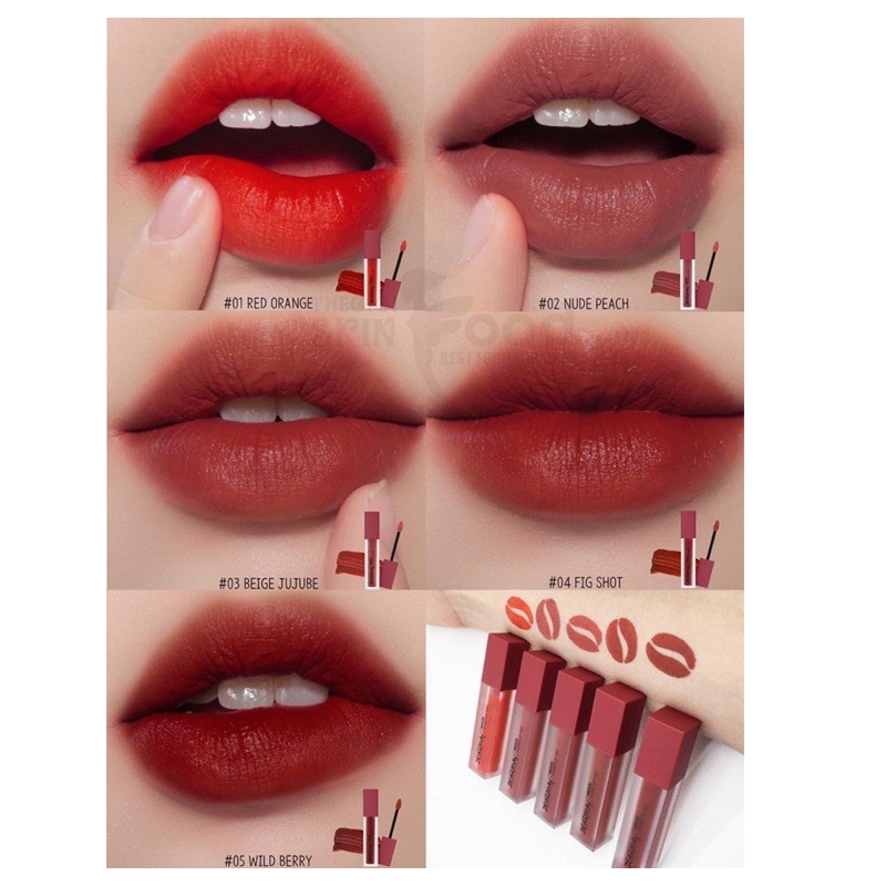 Son Kem Lì, Mịn Mượt Như Nhung Dearmay Breeze Velvet Lip Tint 4.4g