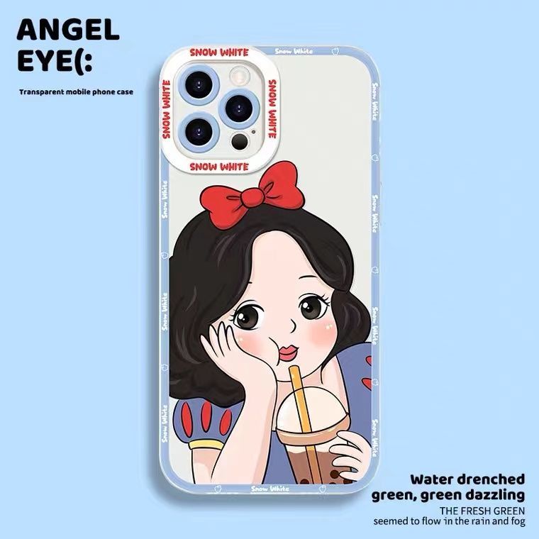 Ốp Điện Thoại TPU Dẻo In Hình Công Chúa Cho Iphone 14 13 12 11 Pro X XR XS Max 6 6S 7 8 Plus