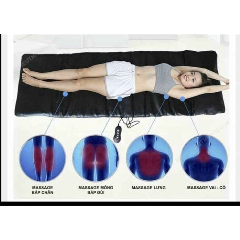 Nệm Massage Toàn Thân 2 Mats-In-1 Reversible QC-808 (Hộp Xanh)