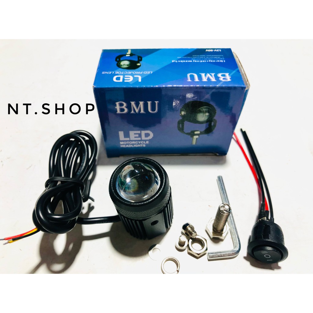 Đèn trợ sáng bi cầu mini 2 chế độ BMU Hót 2021