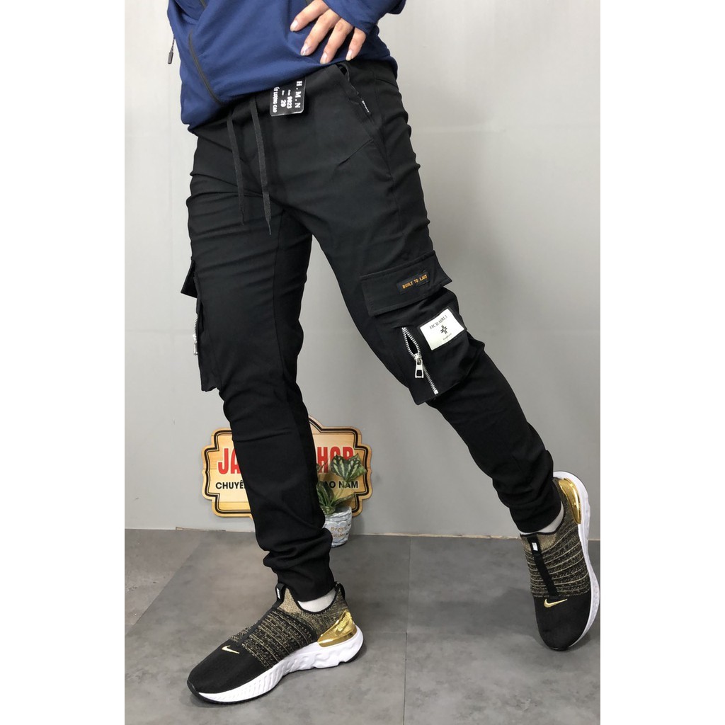 Quần jogger kaki Nam Túi Hộp Thời Trang Nam