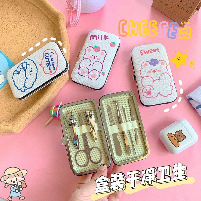 BỘ KÌM CẮT, BẤM MÓNG TAY CHÂN HÌNH GẤU