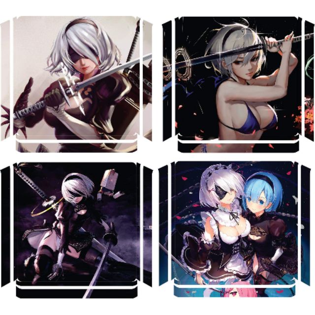 Skin ps3 và ps4 Nier miếng dán trang trí bảo vệ decal máy game điện tử cho máy game điện tử