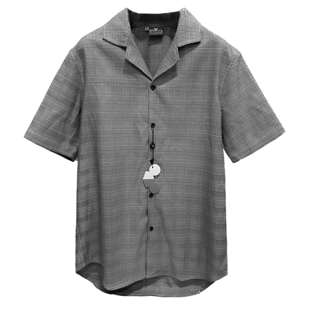 ÁO SƠ MI CHUOT TRANG CARO Vintage Single Breasted Tailored