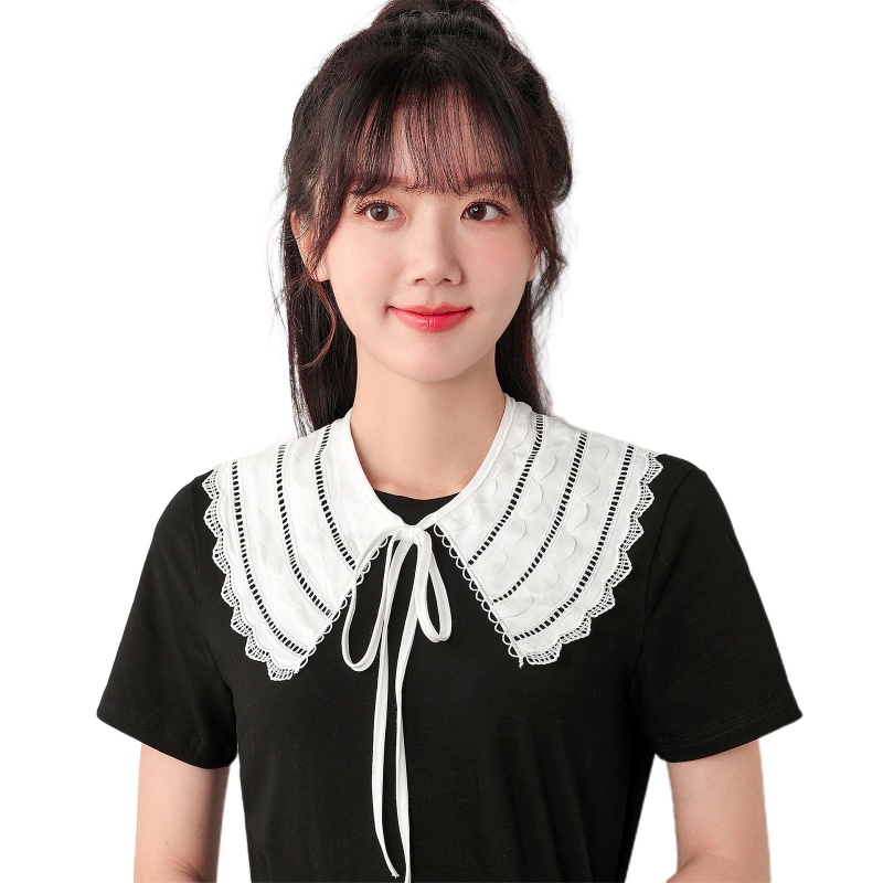 Vòng Cổ Lưới Phối Ren Có Thể Tháo Rời Thời Trang Cho Nữ