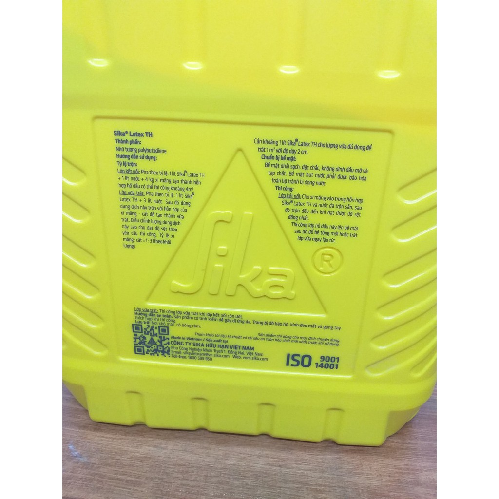 Sika Latex TH 5L phụ gia chống thấm