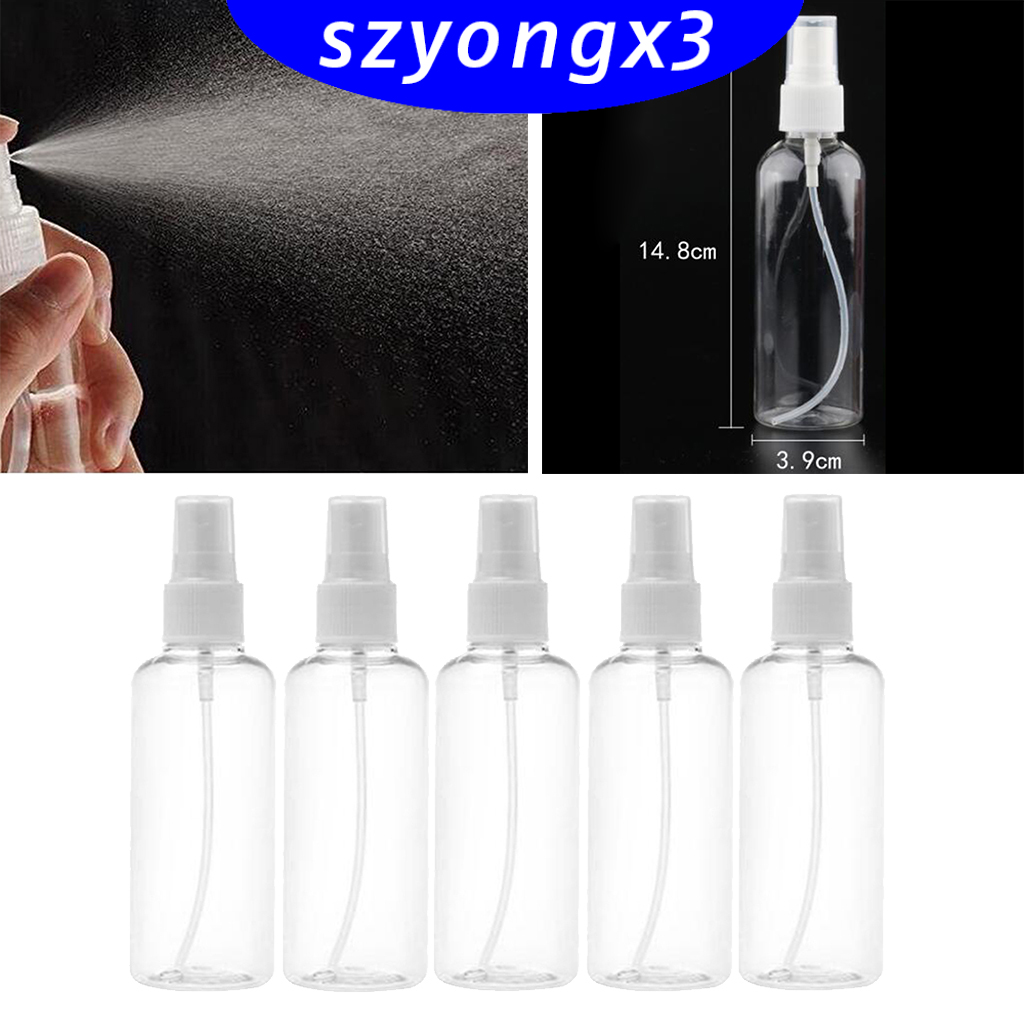 HEATWAVE (Hàng Mới Về) Bình Xịt Rỗng Trong Suốt Mini Có Nắp Đậy Dung Tích 10ml