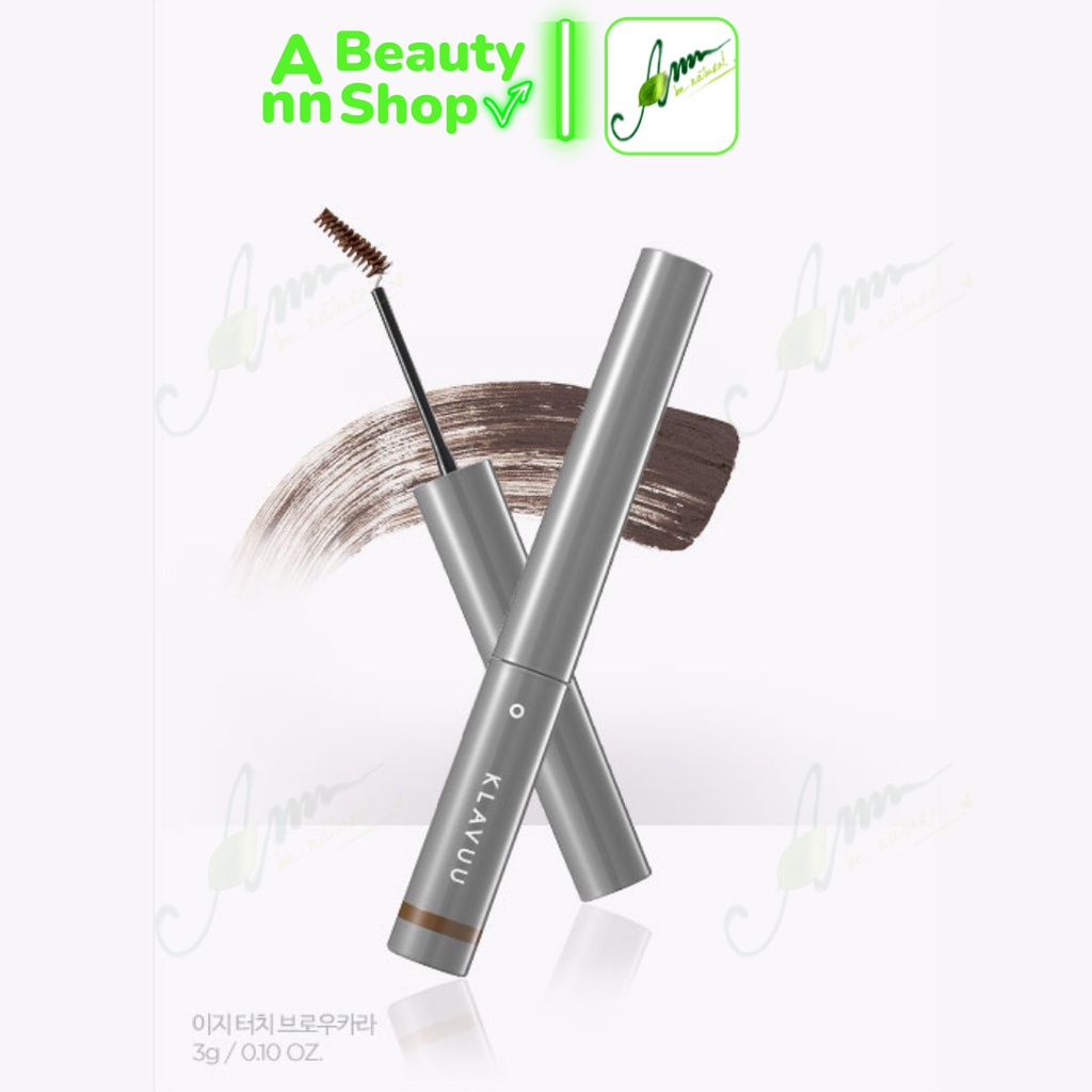 Mascara Lông Mày Klavuu Urban Pearlsation Easy Touch Browcara 3g