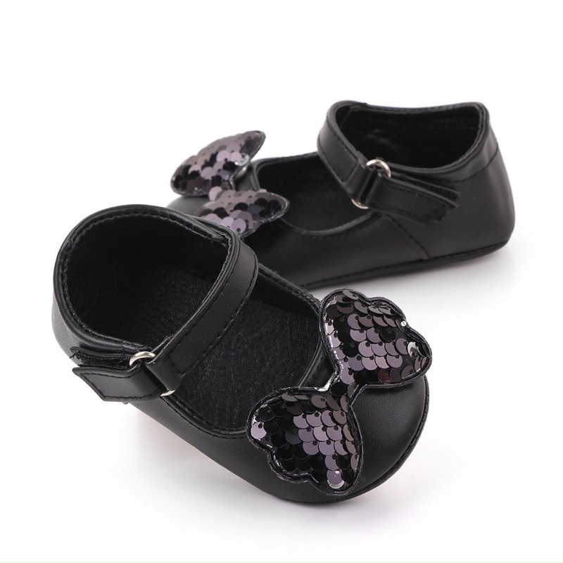 Giầy bệt tập đi cho bé gái size sơ sinh giầy điệu cho bé