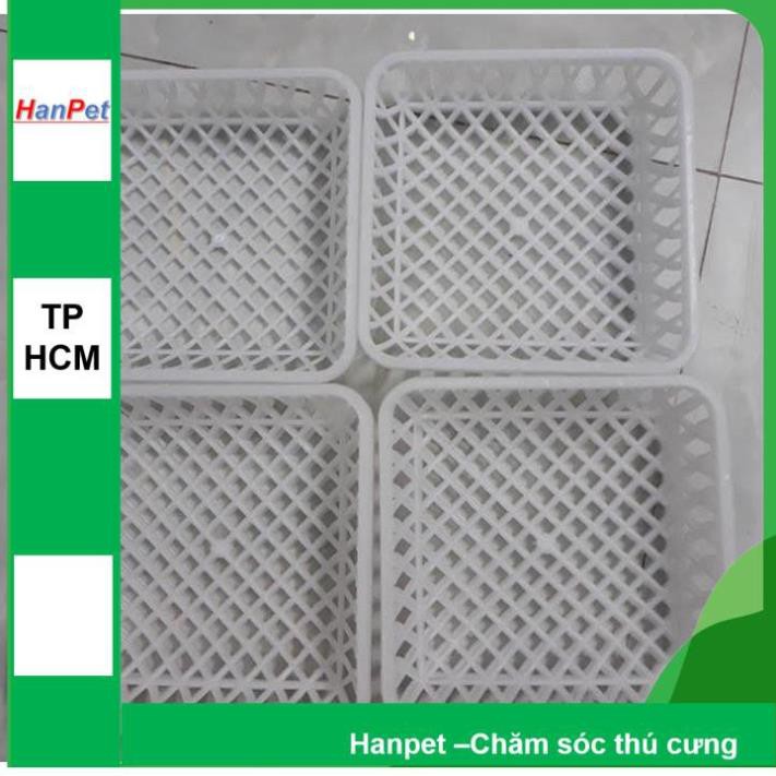 Hanpet.GV- (bộ 2 chiếc) ổ đẻ chim bồ câu / tổ đẻ chim câu bằng nhựa