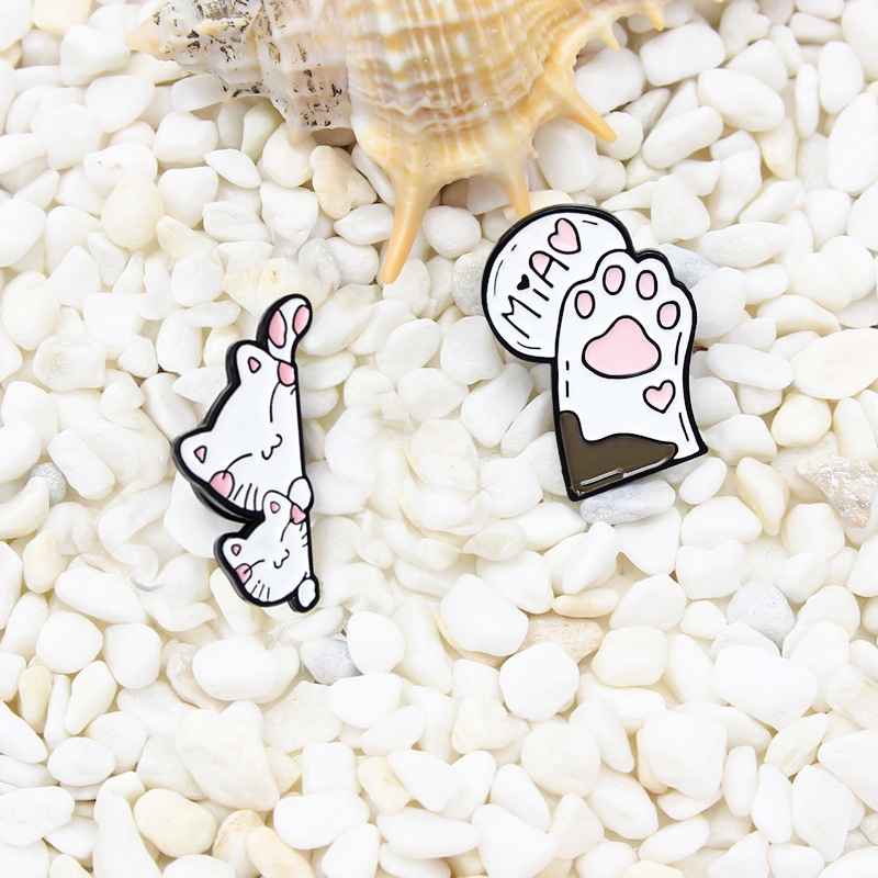 Pin cài áo chân mèo cat paw so cute - GC050