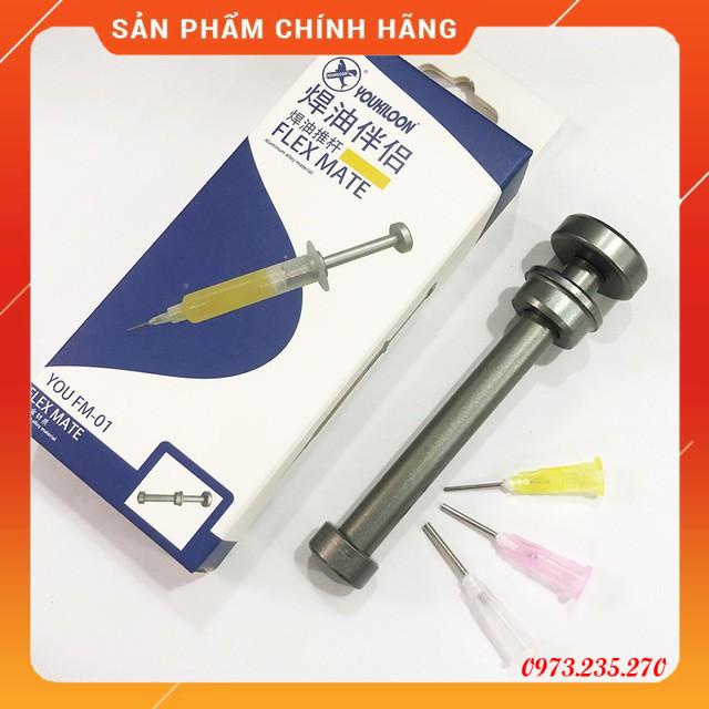 Thanh đẩy trợ lực bơm mỡ hàn hoặc sơn UV