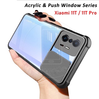 Ốp Điện Thoại Acrylic Mềm Chống Sốc Trong Suốt Cho Xiaomi Mi 11T Pro Xiaomi11T Xiaomi11TPro